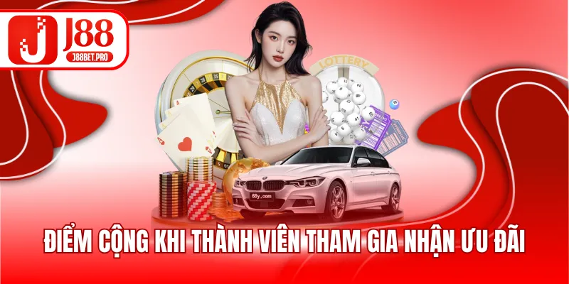 Điểm cộng khi thành viên tham gia nhận ưu đãi